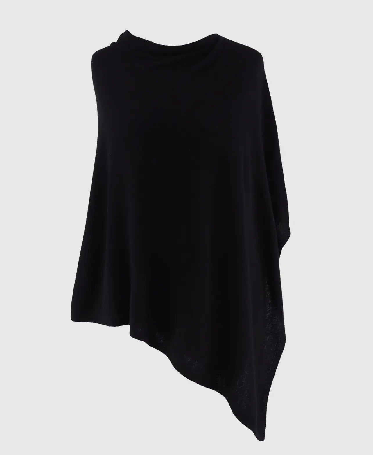 Classic cashmere blend poncho