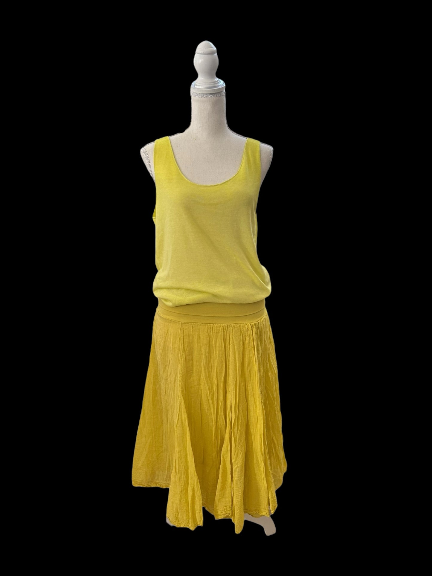 Mustard yellow Multi-way skirt