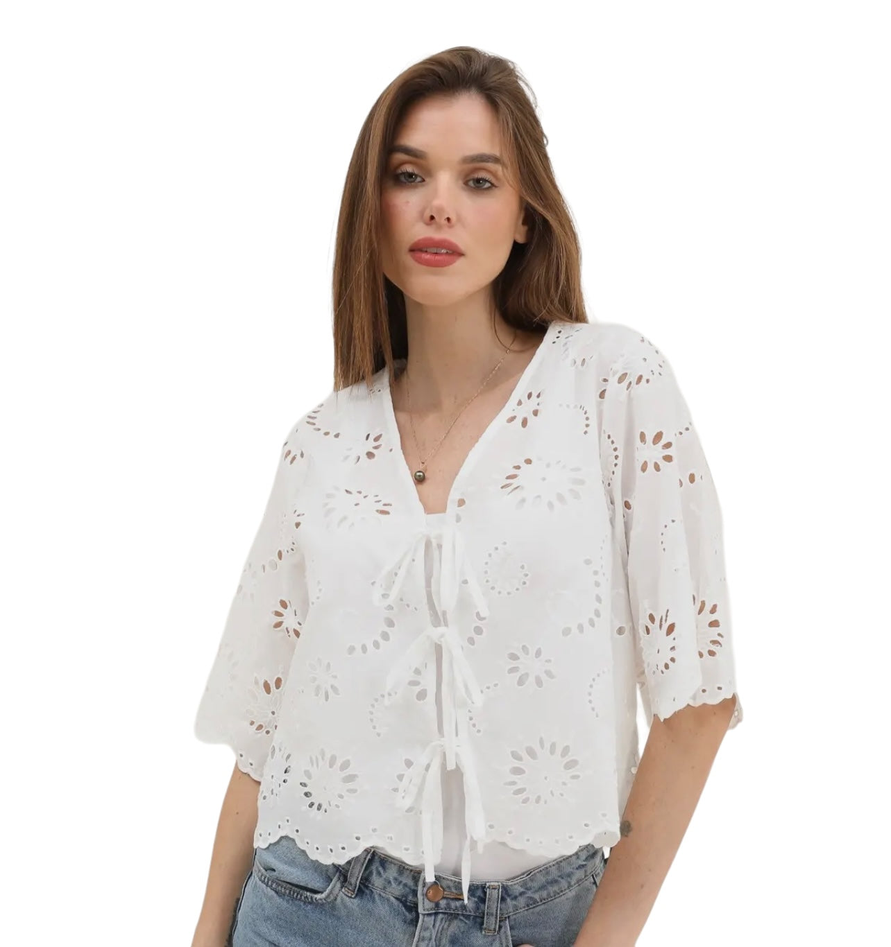 Sola embroidered top