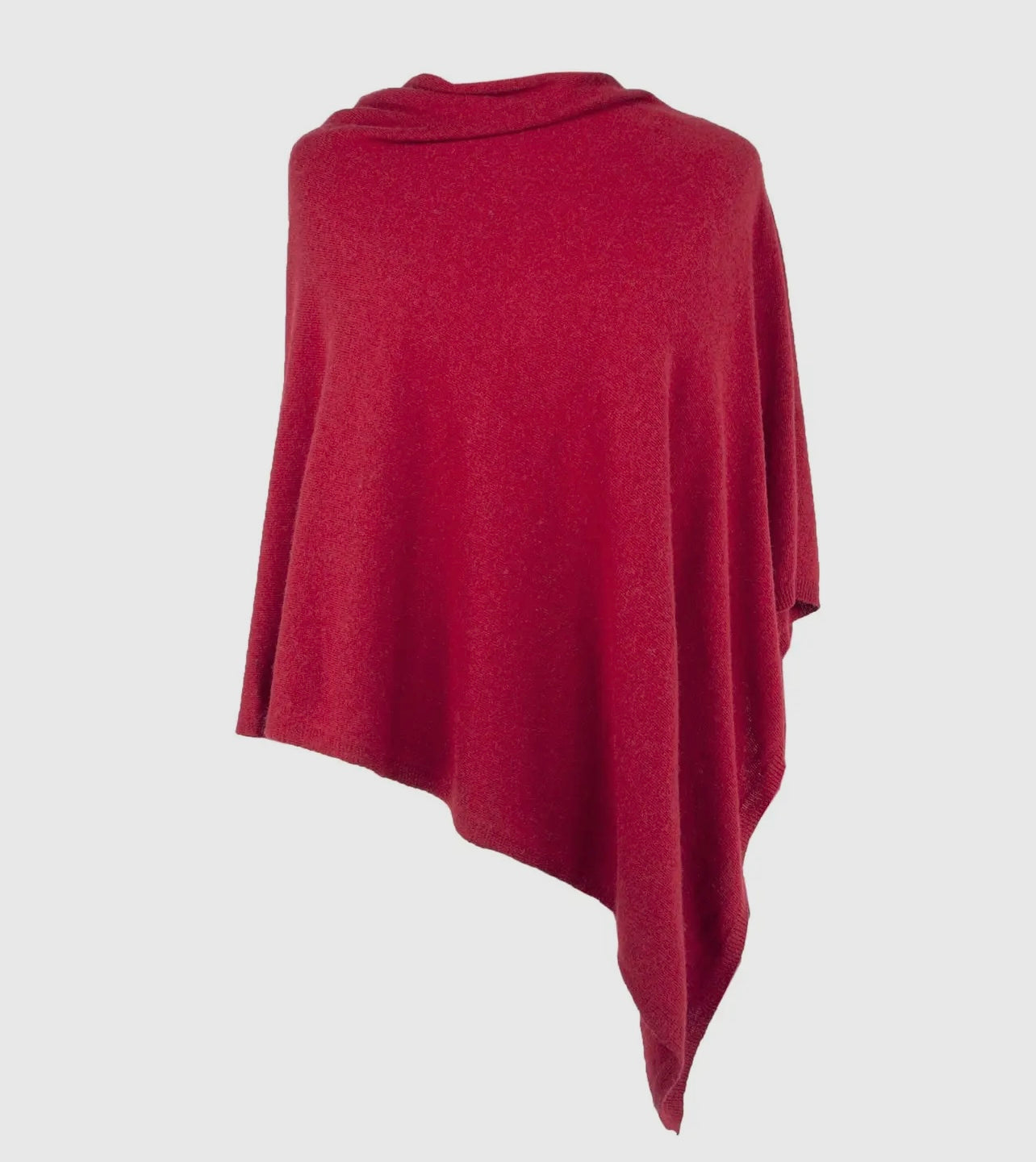 Classic cashmere blend poncho