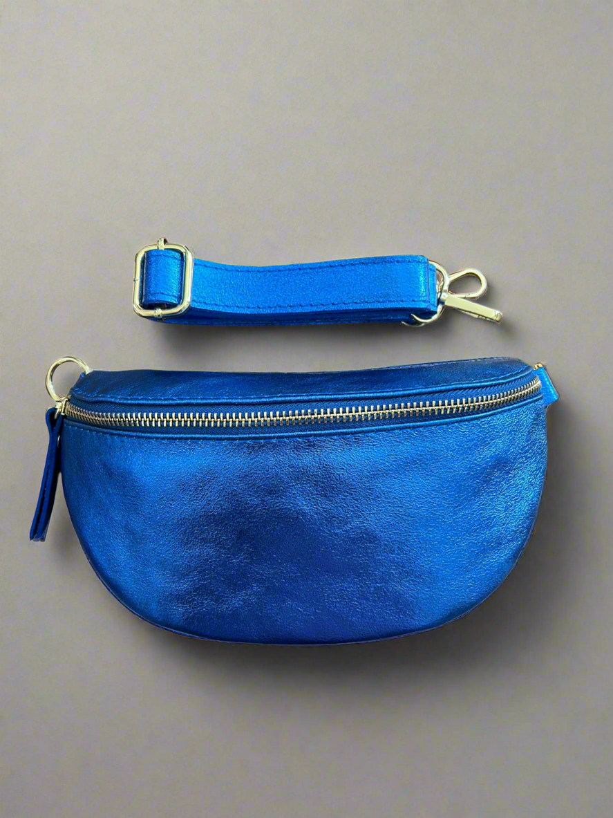 Georgia leather / suede crossbody bag - assorted colors