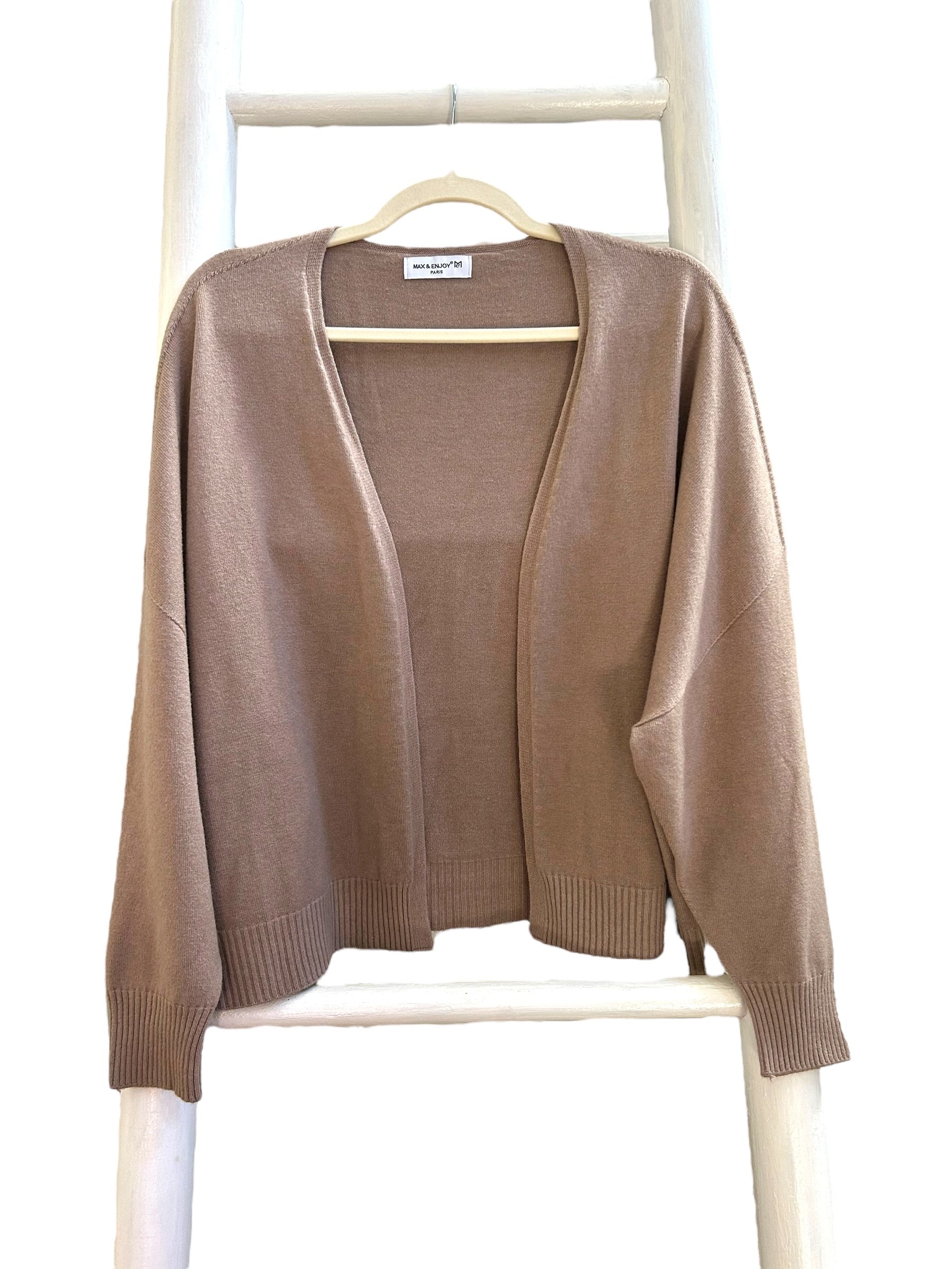 Maxine taupe cardigan