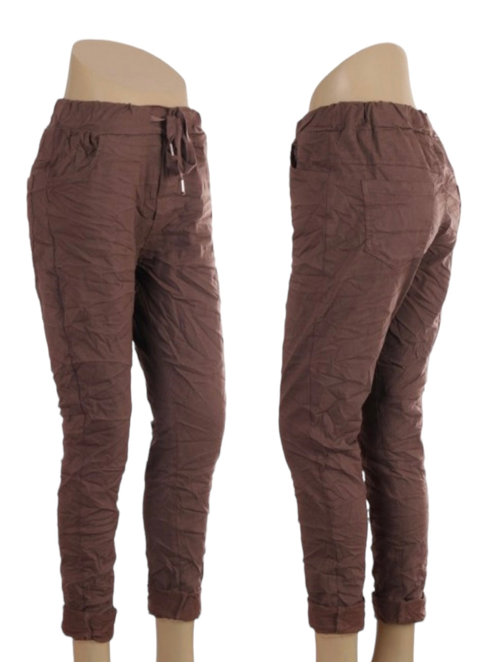 Italian Plus solid color pants