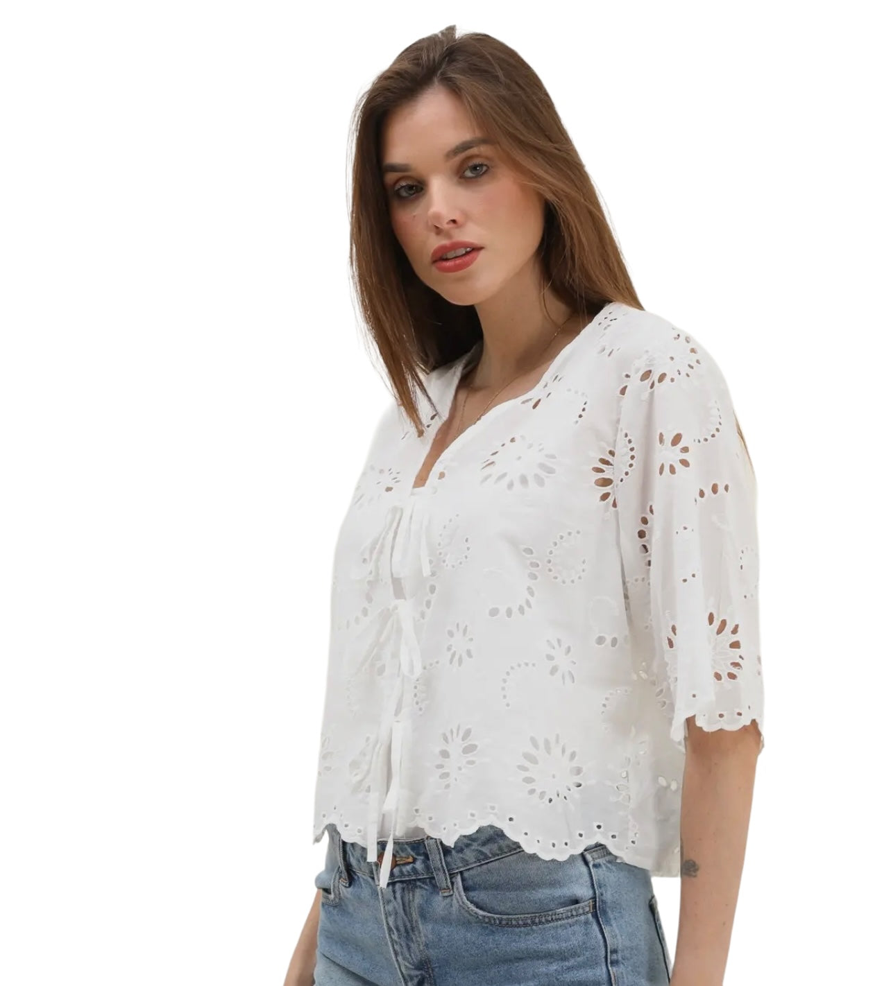 Sola embroidered top