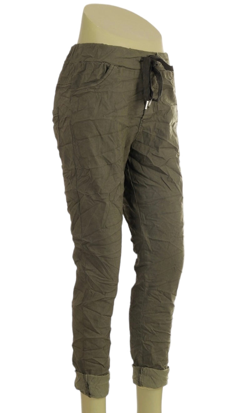 Italian Plus solid color pants