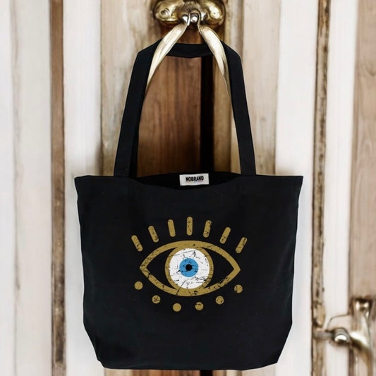 Eye graphic tote bag