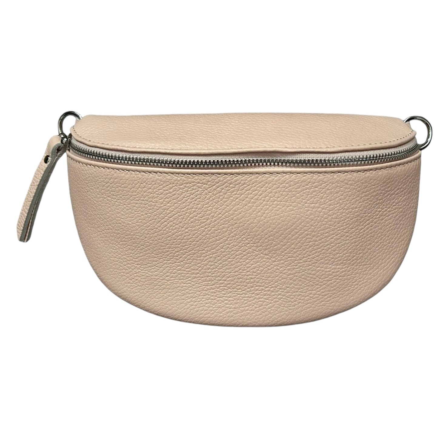 Georgia Grande leather crossbody bag- Blush Pink