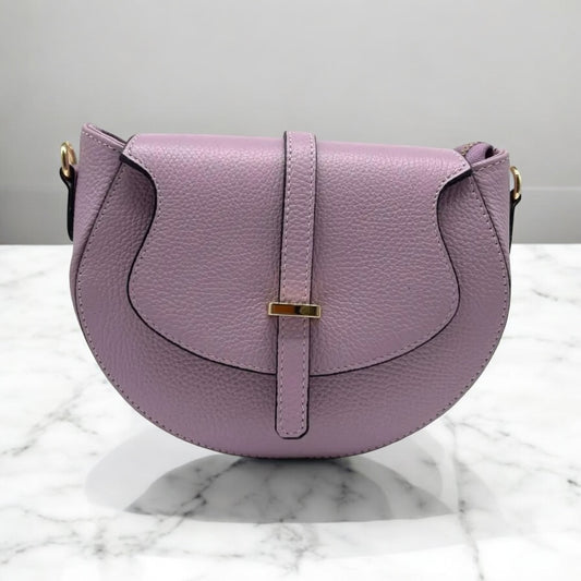 Lilac Madelena leather bag