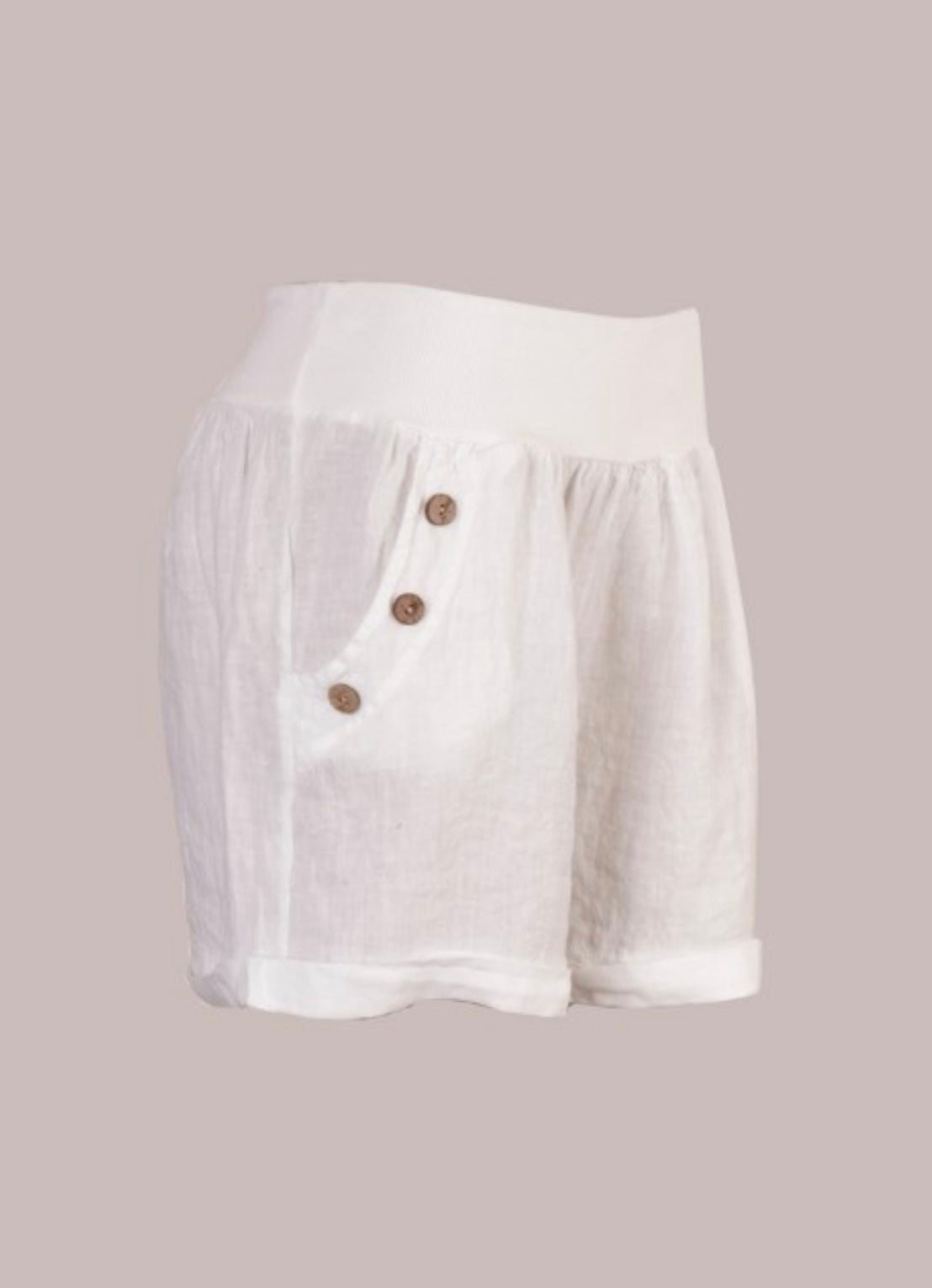 Amalfi linen shorts