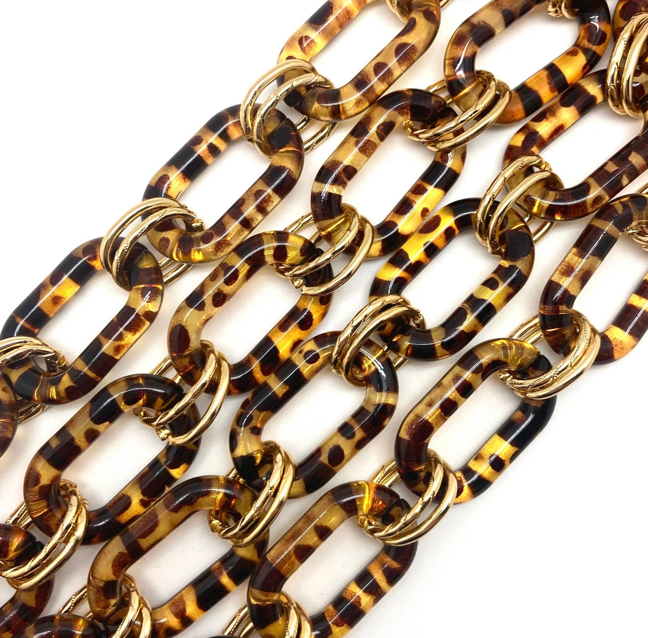 Acrylic chain bag strap