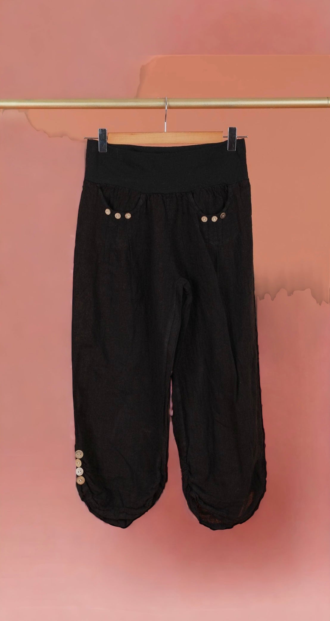 Chou-Chou cropped linen pants