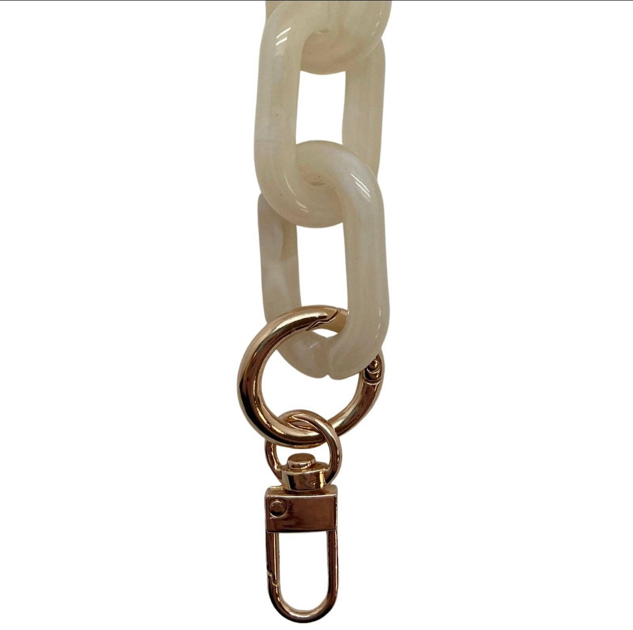 Acrylic chain bag strap